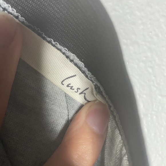 Medium Lush Gray Skirt with Black Elastic Band - Picture 2 of 6